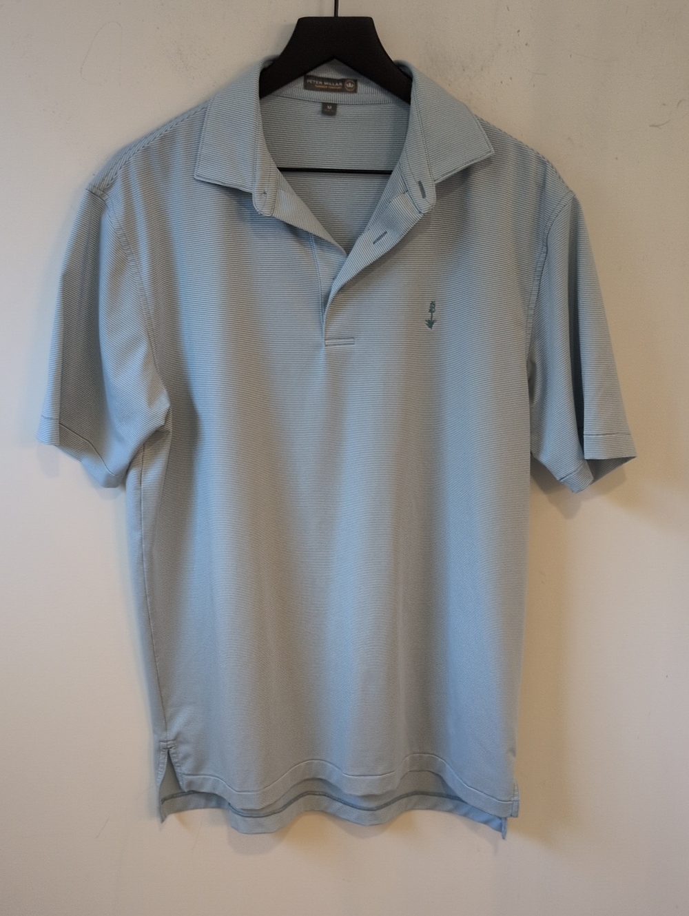 Peter Millar Summer Comfort Stripe Golf Polo Size Medium